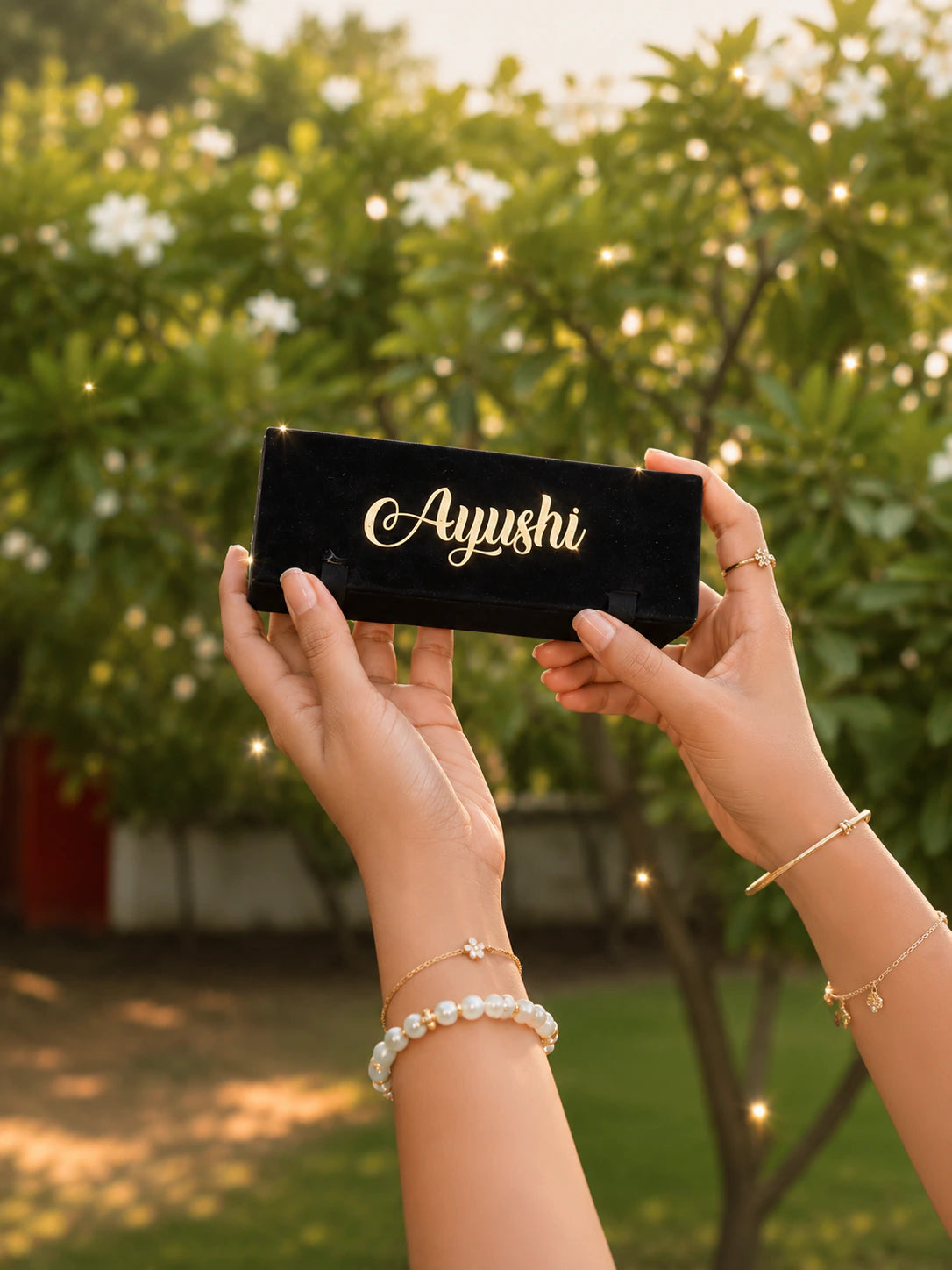 Black Velvet Box with 12 curated earring pairs — view 8